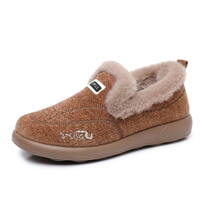 Cosycombe™ Fleece-Lined House Slippers with Breathable Textile Upper