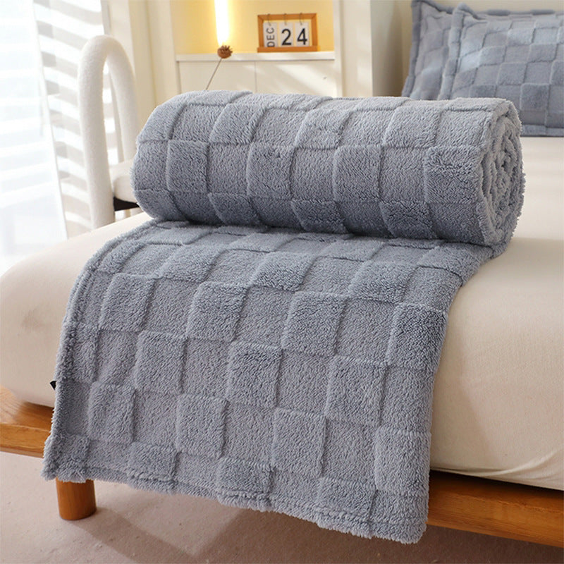 Cosycombe™ Honeycomb Plaid Blanket, Soft Breathable and Quick-Drying