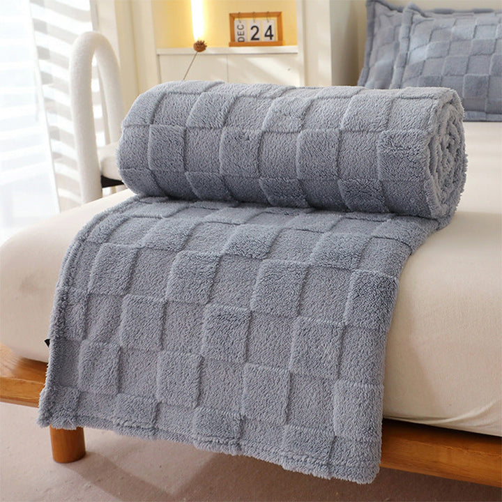 Cosycombe™ Honeycomb Plaid Blanket, Soft Breathable and Quick-Drying