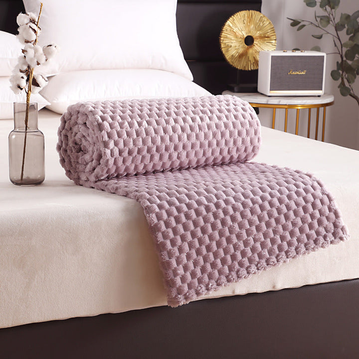 Cosycombe™ Soft Cosy Plaid Blanket in Eleven Colours, Machine Washable