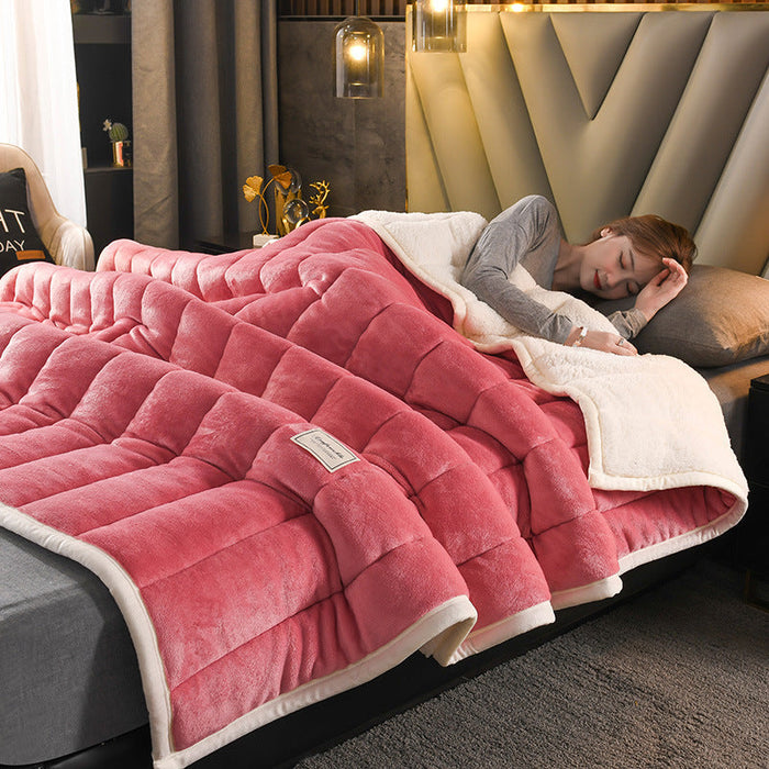 Cosycombe™ Flannel Fleece Winter Blanket, Breathable Warmth for Bed or Sofa