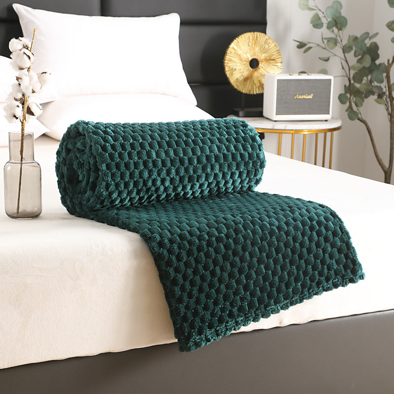 Cosycombe™ Soft Cosy Plaid Blanket in Eleven Colours, Machine Washable
