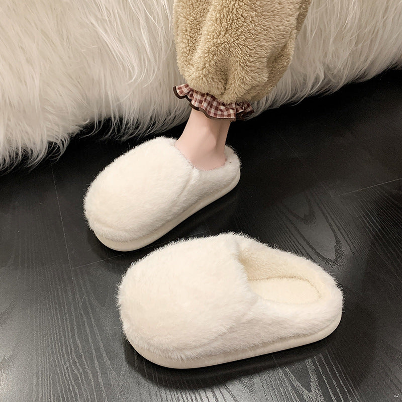 Cosycombe™ Faux Fur Fluffy Slippers with Cushioned Insole and Grip Sole