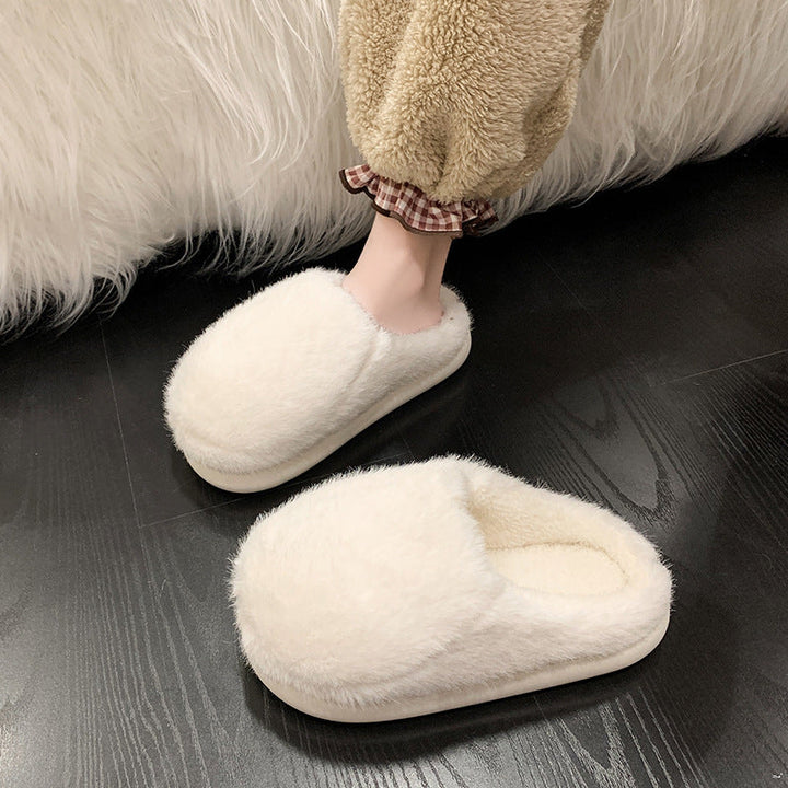 Cosycombe™ Faux Fur Fluffy Slippers with Cushioned Insole and Grip Sole