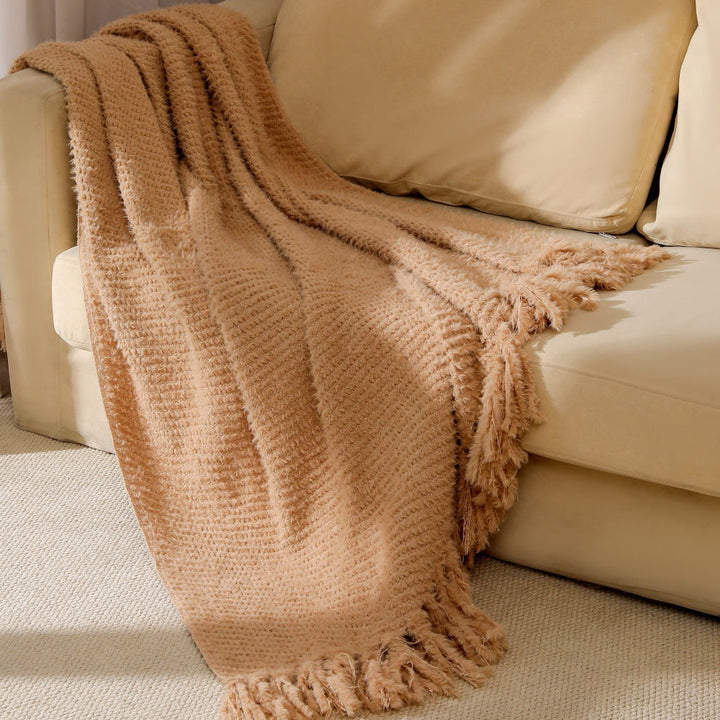 Cosycombe™ Luxurious Textured Throw Blanket with a Soft Plush Feel