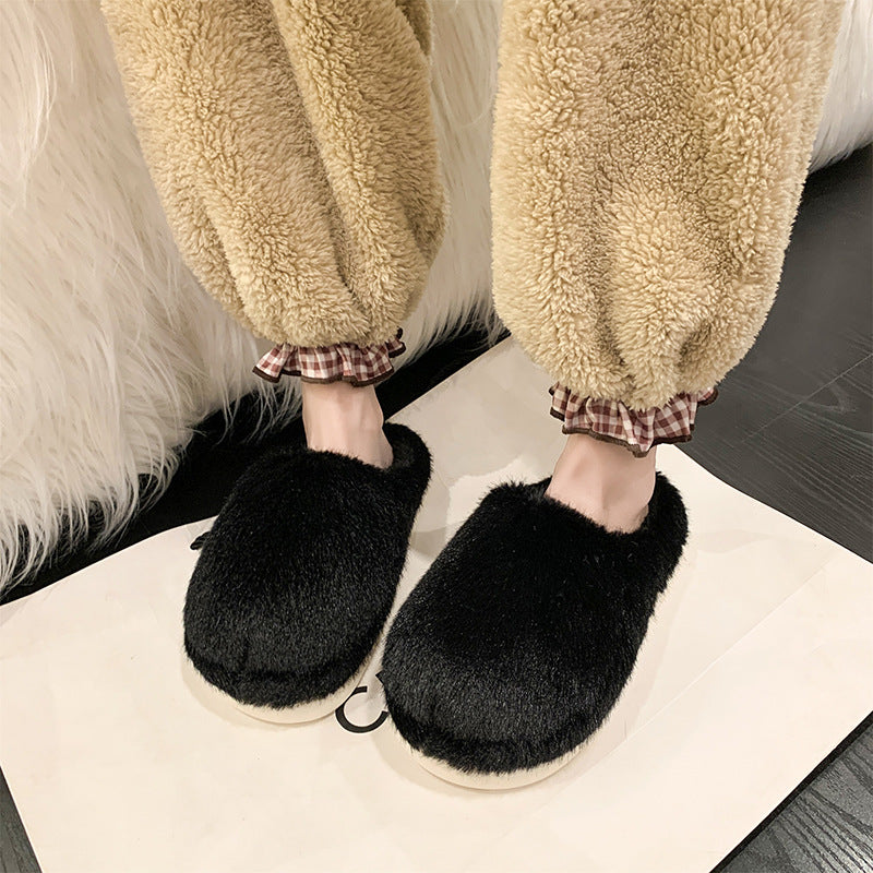 Cosycombe™ Faux Fur Fluffy Slippers with Cushioned Insole and Grip Sole