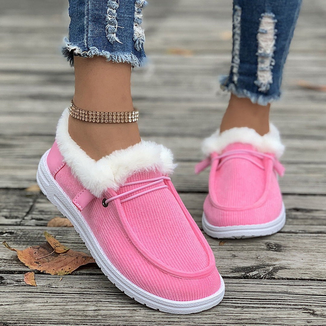Cosycombe™ Fluffy Slip-On Slippers with Soft Lining and Grippy Sole