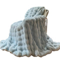 Cosycombe™ Soft Textured Throw Blanket with Elegant Wave Pattern