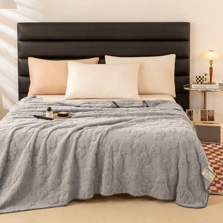 Cosycombe™ Soft Floral Blanket for Bed and Sofa, Machine Washable