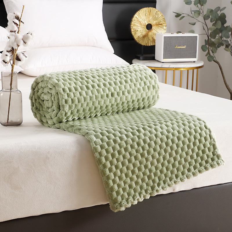 Cosycombe™ Soft Cosy Plaid Blanket in Eleven Colours, Machine Washable