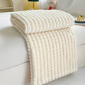 Cosycombe™ Ridge Textured Plush Throw Blanket, Ultra-Soft and Washable