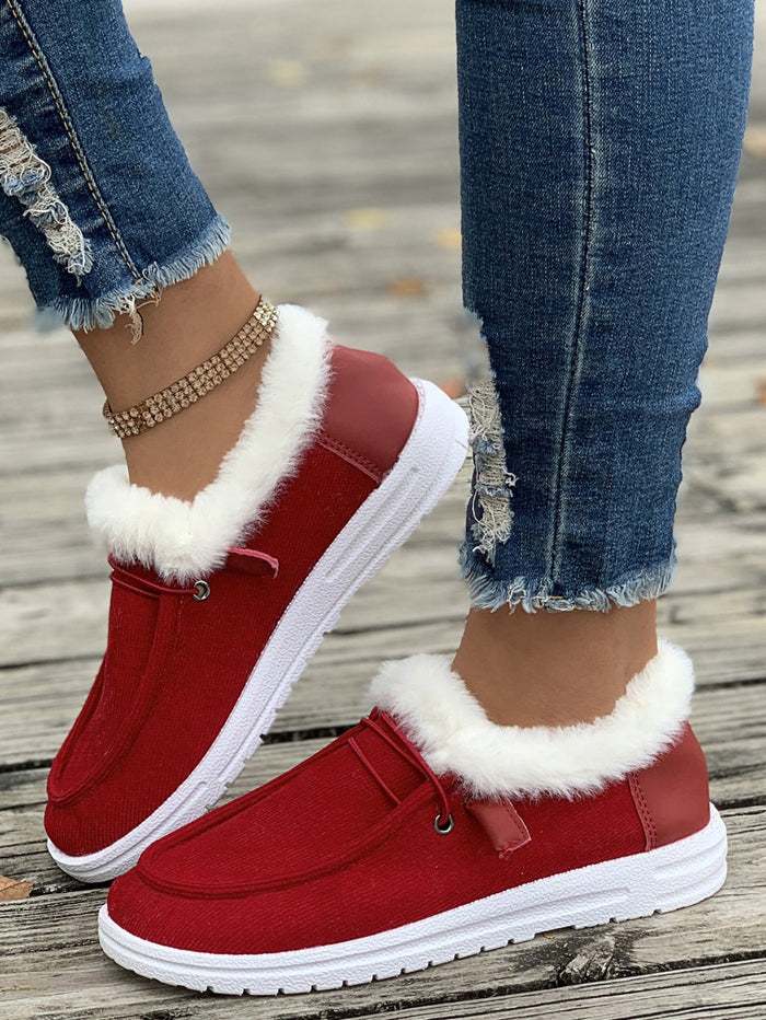 Cosycombe™ Fluffy Slip-On Slippers with Soft Lining and Grippy Sole