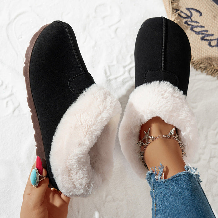 Cosycombe™ Fuzzy Plush-Lined Slippers with Flexible Non-Slip Sole