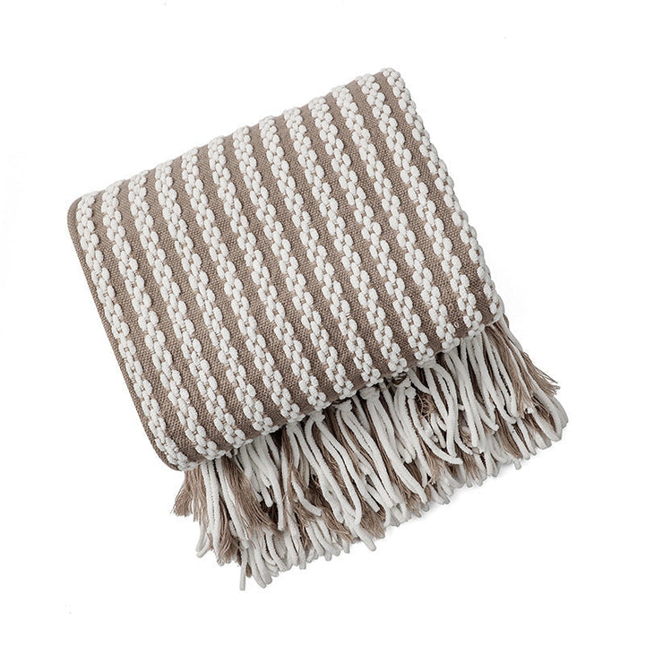 Cosycombe™ Striped Throw Blanket, Soft and Cosy for Sofa or Bed