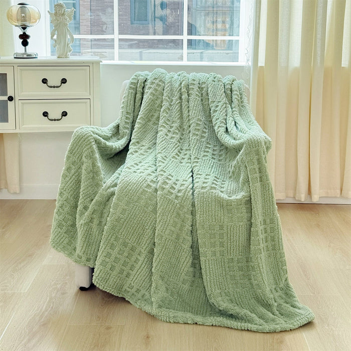 Cosycombe™ Textured Waffle Throw Blanket – Soft, Generous and Stylish