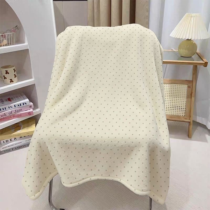 Cosycombe™ Polka Dot Throw Blanket in Soft Pastel Shades