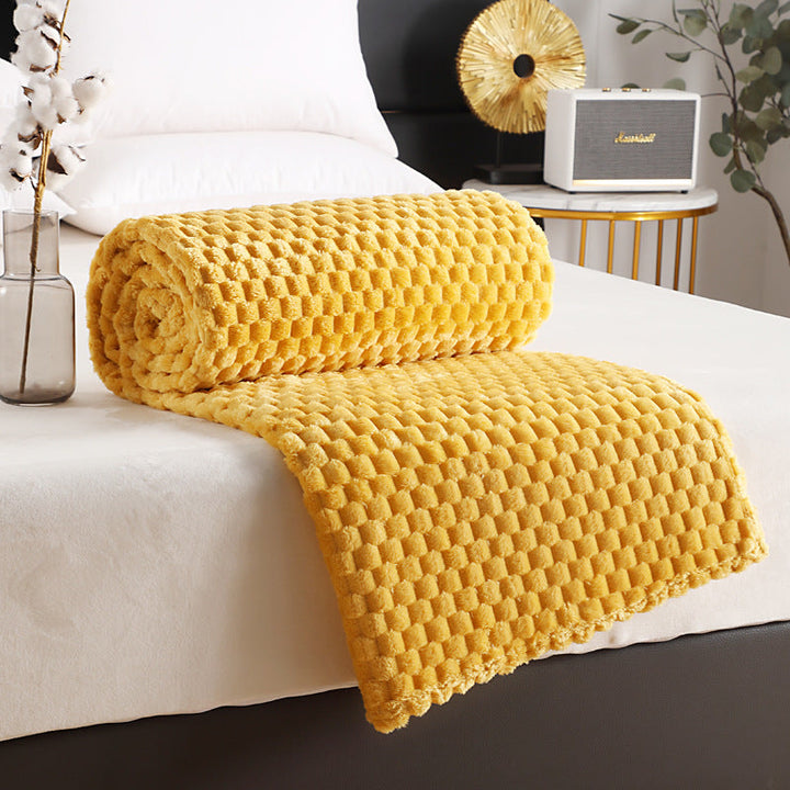 Cosycombe™ Soft Cosy Plaid Blanket in Eleven Colours, Machine Washable