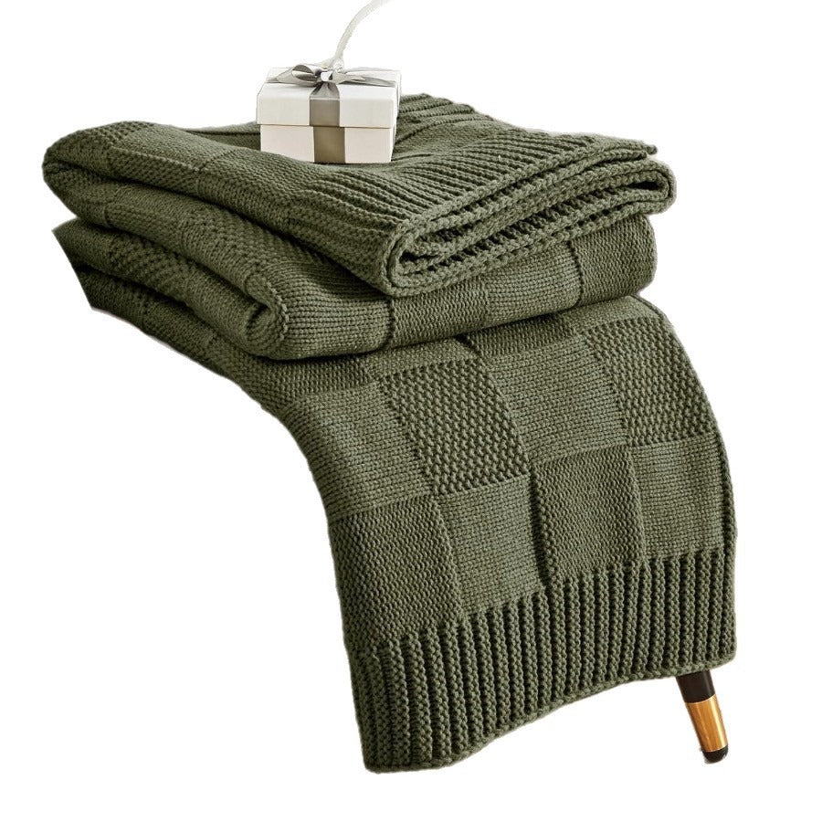 Cosycombe™ Textured Knit Throw Blanket, Soft Cosy Layer for Sofa and Bed