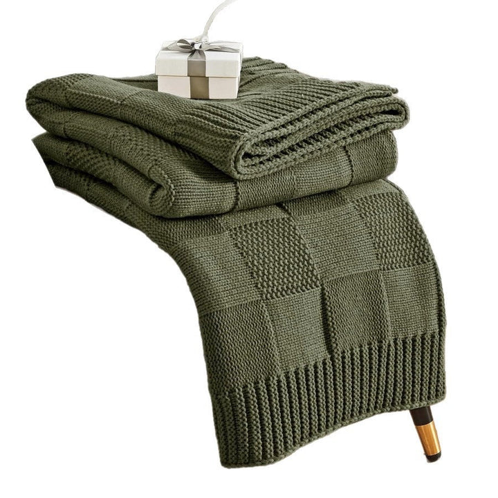 Cosycombe™ Textured Knit Throw Blanket, Soft Cosy Layer for Sofa and Bed