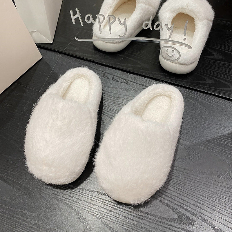 Cosycombe™ Faux Fur Fluffy Slippers with Cushioned Insole and Grip Sole