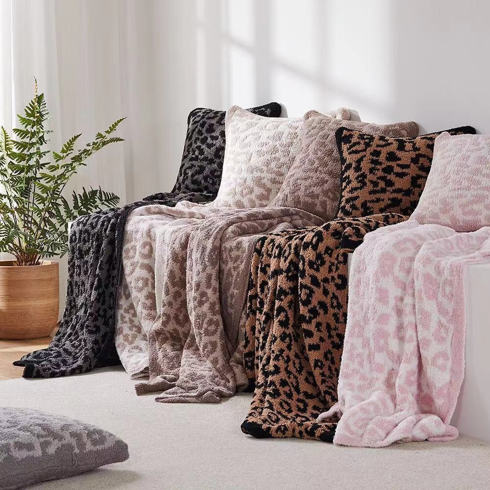 Cosycombe™ Leopard Print Throw Blanket, Ultra-Soft and Machine Washable