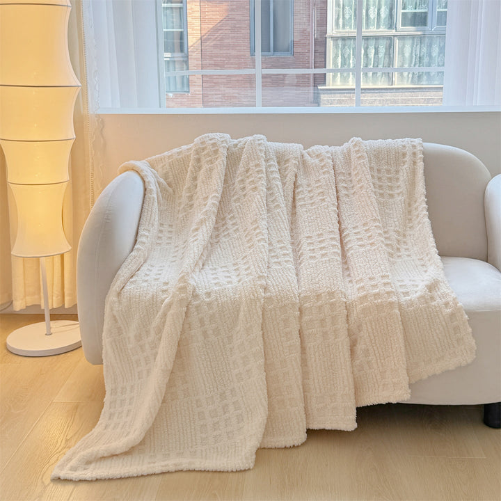 Cosycombe™ Textured Waffle Throw Blanket – Soft, Generous and Stylish