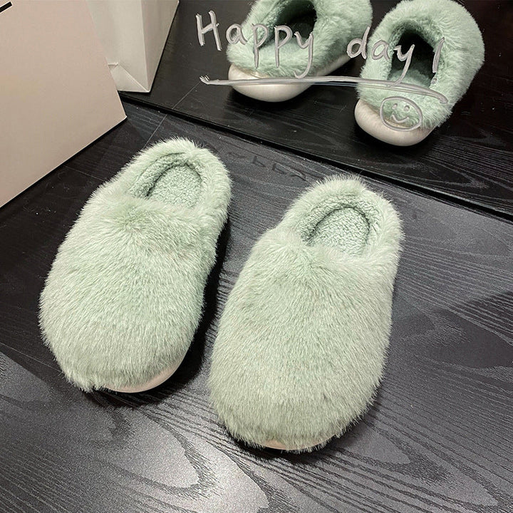 Cosycombe™ Faux Fur Fluffy Slippers with Cushioned Insole and Grip Sole