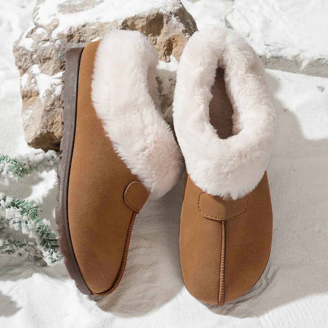 Cosycombe™ Fuzzy Plush-Lined Slippers with Flexible Non-Slip Sole