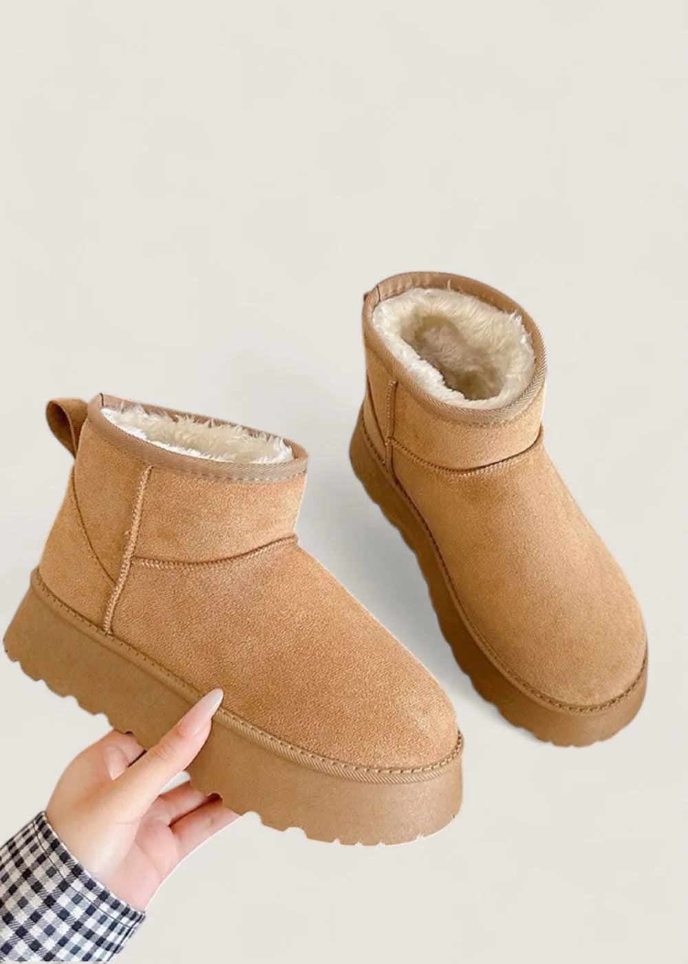 Cosycombe™ Unisex Lined Winter Boots with Non-Slip Sole