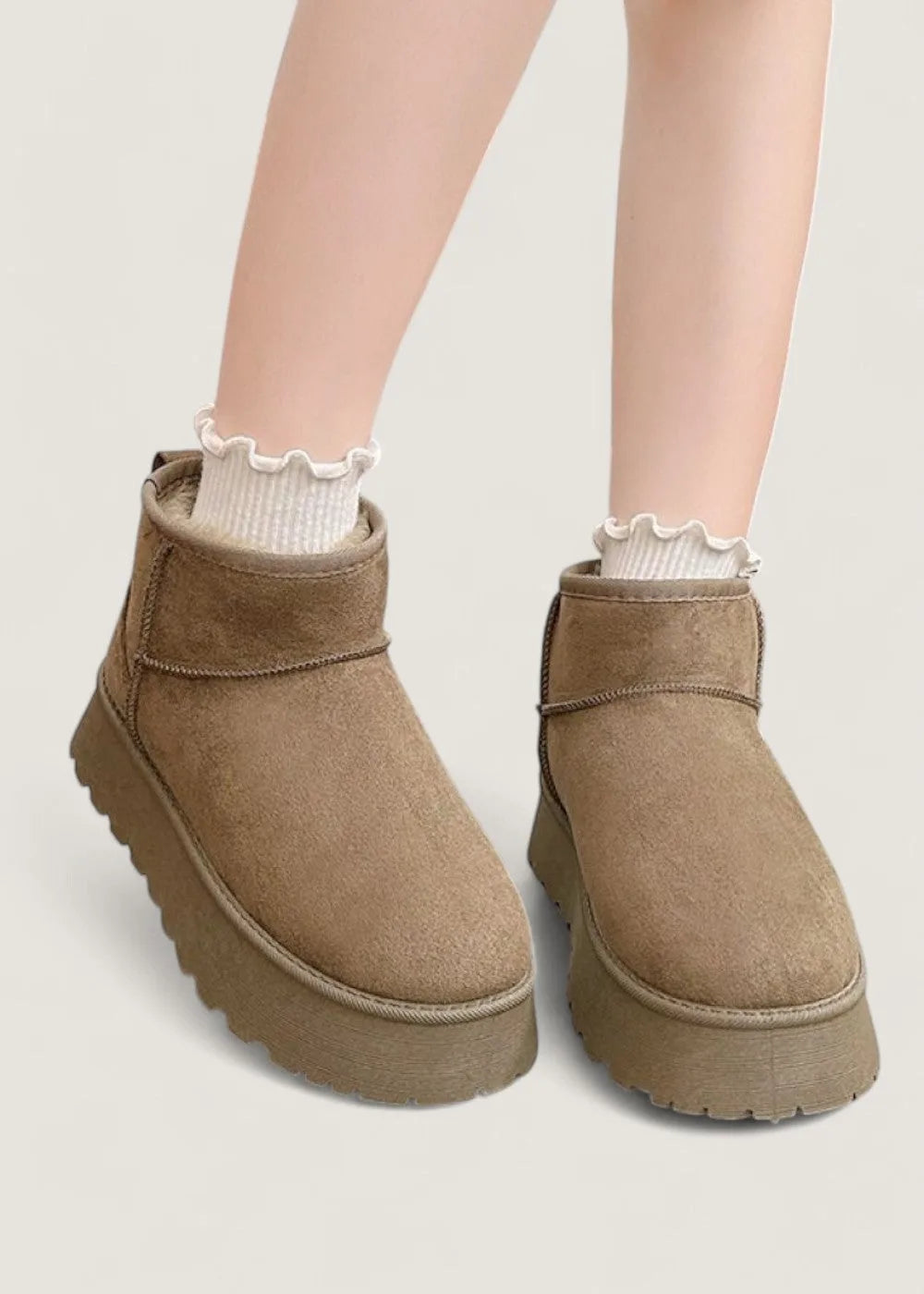 Cosycombe™ Unisex Lined Winter Boots with Non-Slip Sole