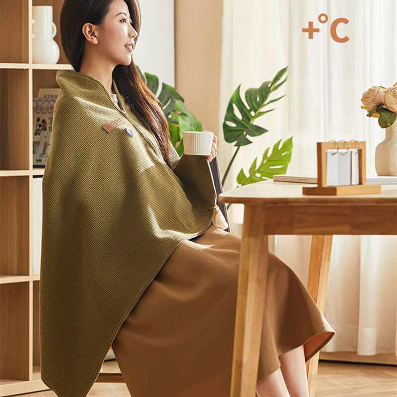 Cosycombe™ USB Heated Throw Blanket with 3 Heat Settings