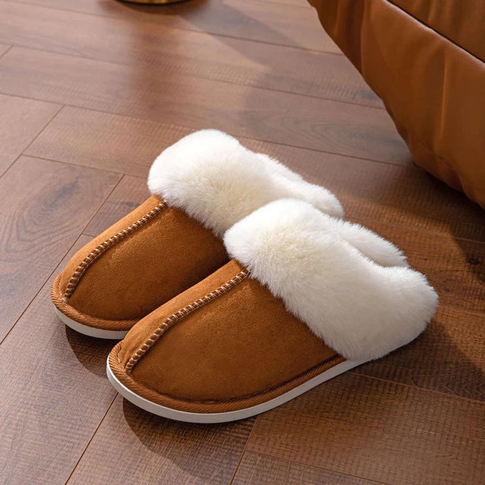 Cosycombe™ Women's Fuzzy Faux Fur Slippers with Cushioned Sole