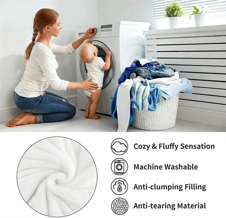 Cosycombe™ Super Soft Flannel Blanket in Velvety Fleece, Four Sizes