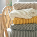 Cosycombe™ Chunky Knit Throw Blanket with Soft Cashmere-Feel Touch