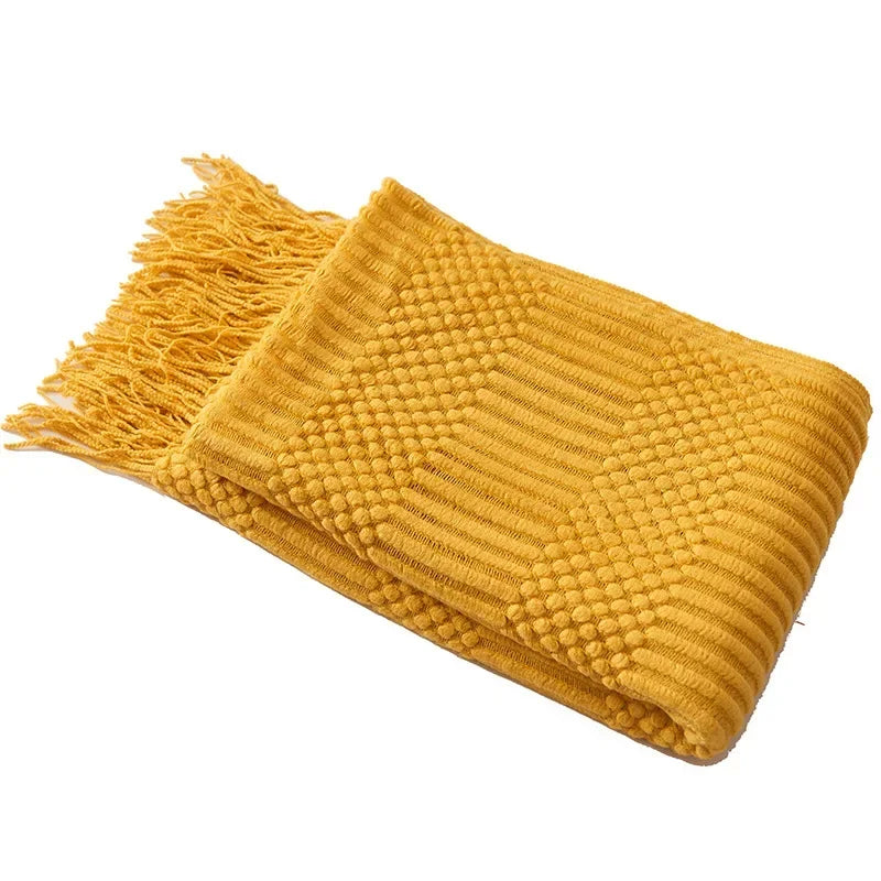 Cosycombe™ Chunky Knit Throw Blanket with Soft Cashmere-Feel Touch