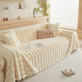 Cosycombe™ Faux Fur Sofa Throw with Non-Slip Back for a Snug Fit
