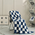 Cosycombe™ Colourful Checkerboard Throw Blanket for Sofa and Bed