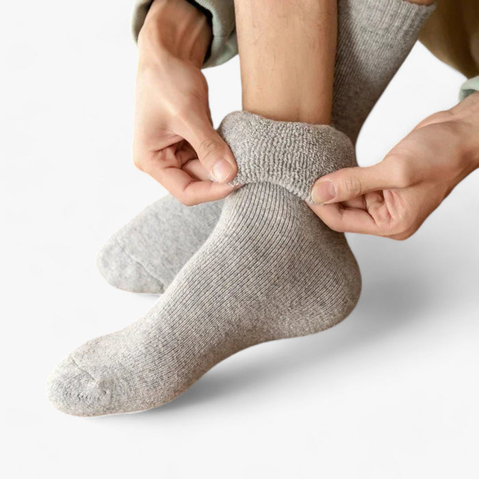 Cosycombe™ Thermal Wool & Cashmere Socks, 3 Pairs – Fleece Loop Warmth