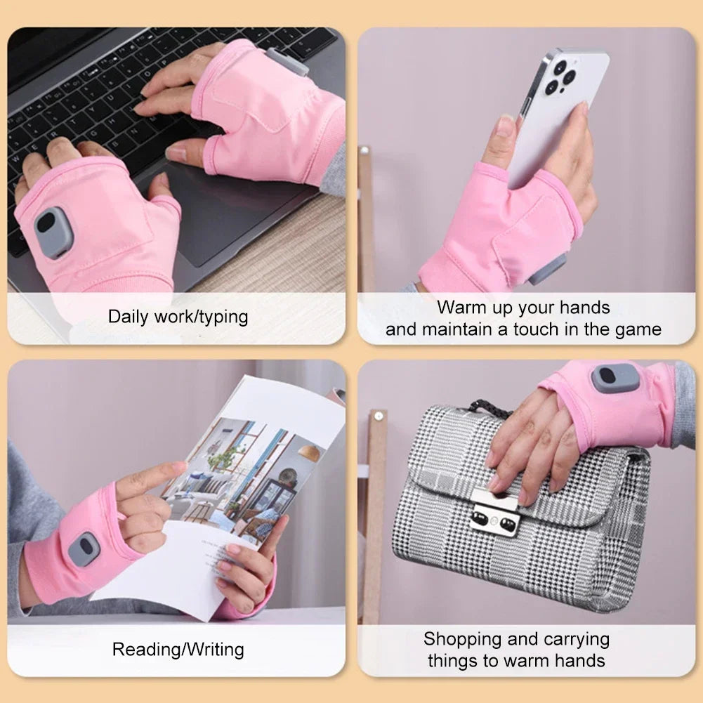 Cosycombe™ Rechargeable Heated Fingerless Gloves