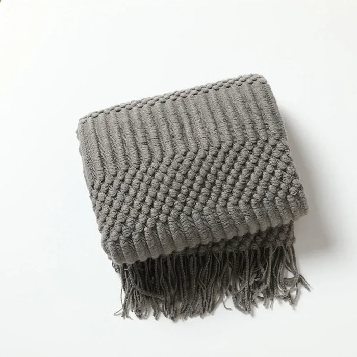 Cosycombe™ Chunky Knit Throw Blanket with Soft Cashmere-Feel Touch