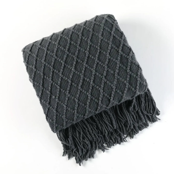 Cosycombe™ Chunky Knit Throw Blanket with Soft Cashmere-Feel Touch