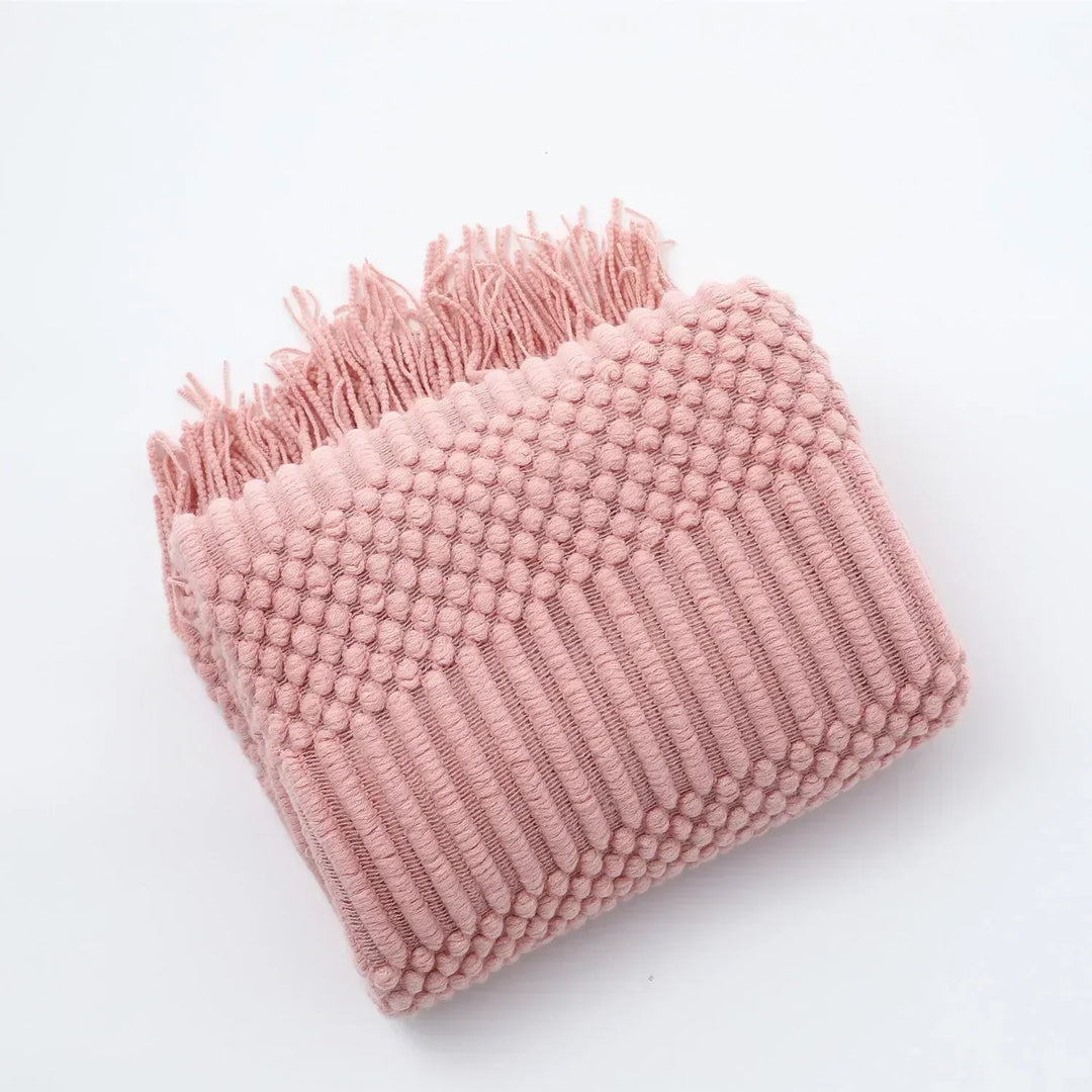 Cosycombe™ Chunky Knit Throw Blanket with Soft Cashmere-Feel Touch