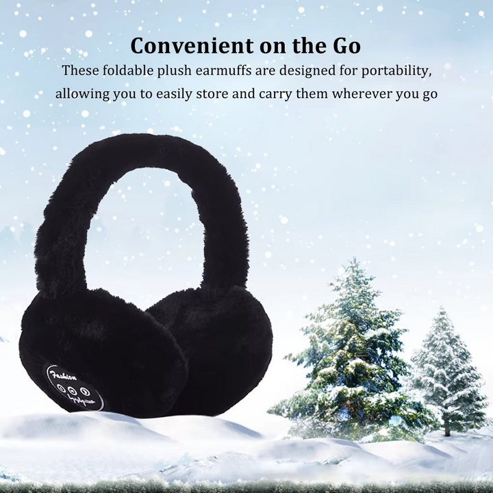 Cosycombe™ Wireless Plush Earmuff Headphones with Bluetooth 5.2