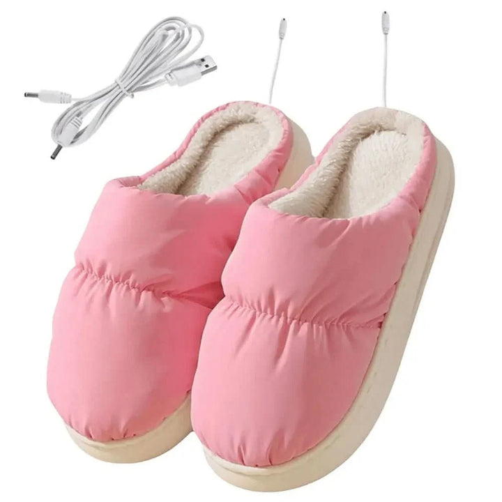 Cosycombe™ Electric Heated Slippers with 3 Warmth Settings