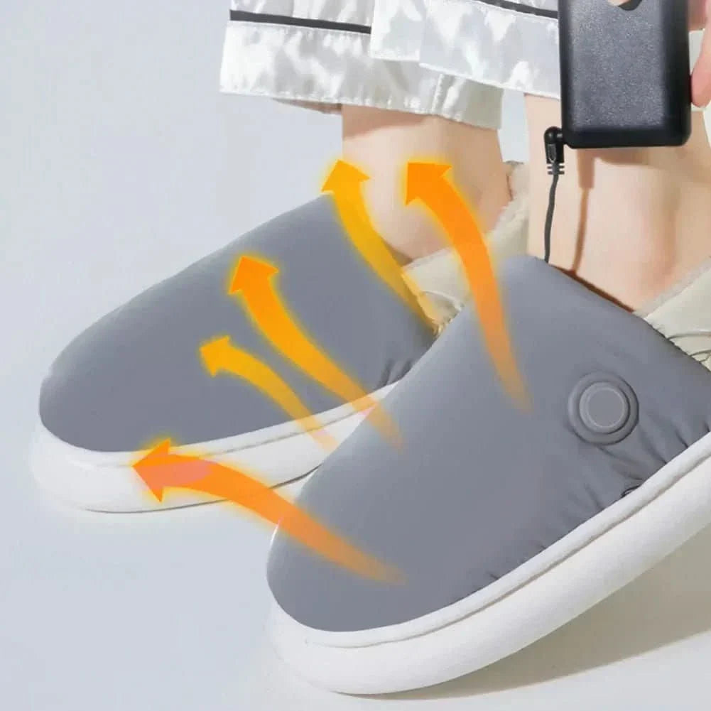 Cosycombe™ Electric Heated Slippers with 3 Warmth Settings