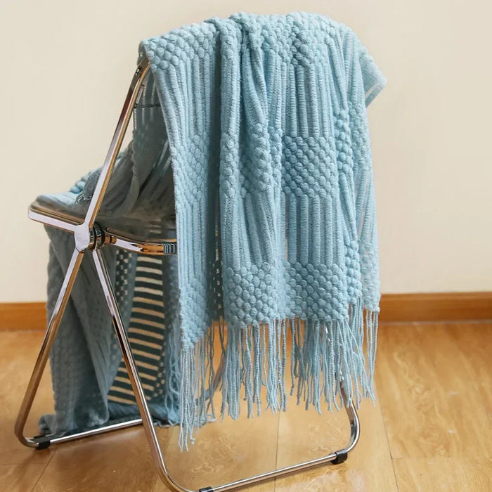 Cosycombe™ Chunky Knit Throw Blanket with Soft Cashmere-Feel Touch