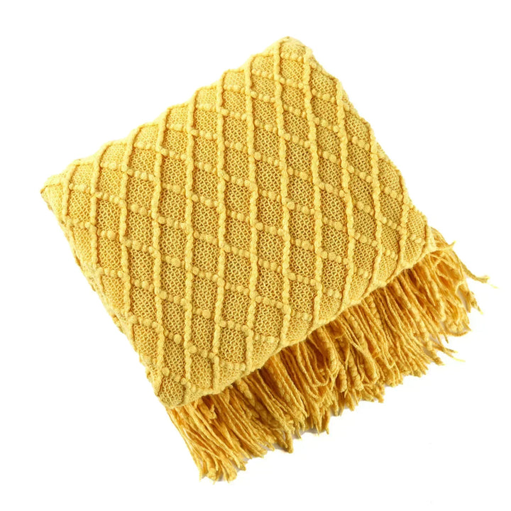 Cosycombe™ Chunky Knit Throw Blanket with Soft Cashmere-Feel Touch
