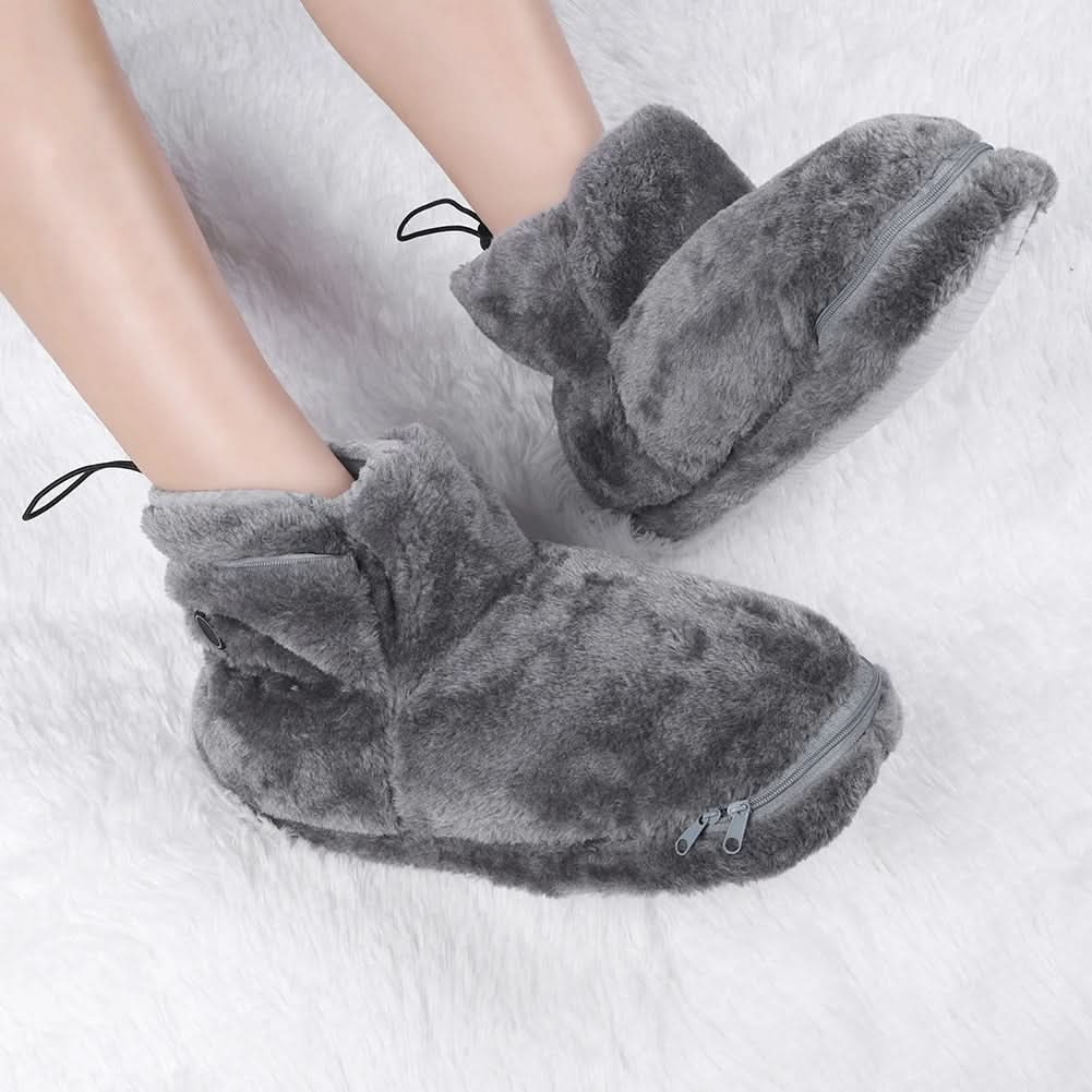 Cosycombe™ USB Heated Plush Slippers for Warm, Cosy Feet at Home