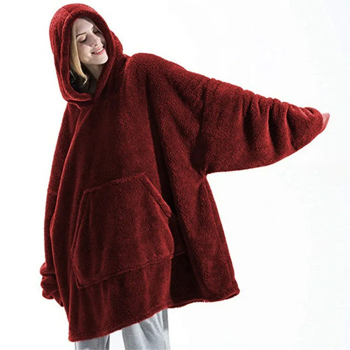 Cosycombe™ Hooded Blanket Jumper – Relaxed Fit Warmth for Chilly Days