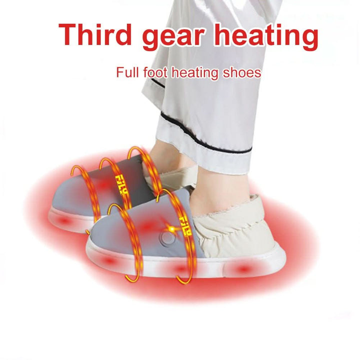 Cosycombe™ Electric Heated Slippers with 3 Warmth Settings